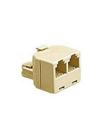 RJ11 (m) - 2x RJ11 (v) telefoon splitter