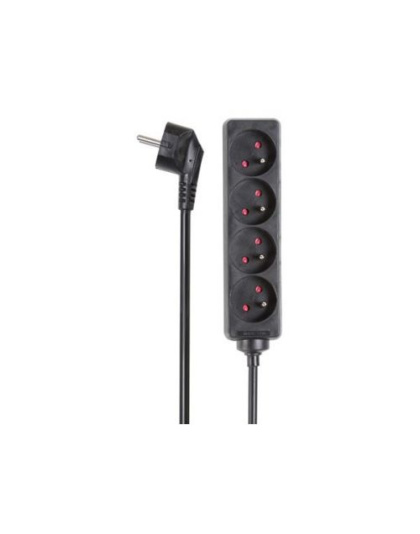 Perel stekkerdoos 4voudig / kabel 5m